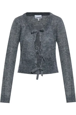 Ganni Self-tie fastening cardigan