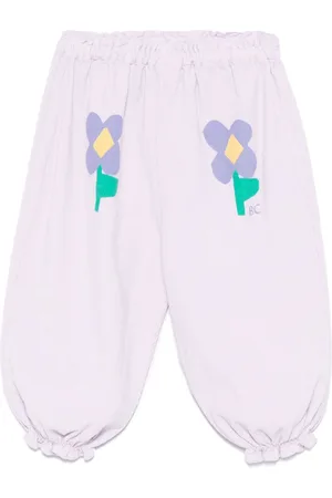Bobo Choses Pansy Flowers trousers