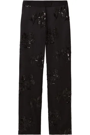 Claudie Pierlot Sequin-embellished straight trousers