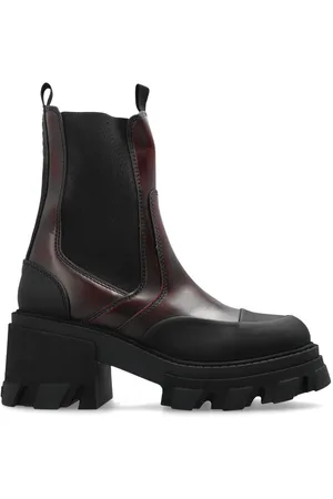 Ganni Faux-leather chelsea boots