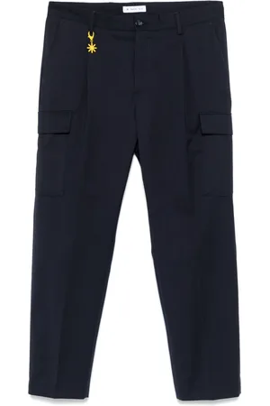 Manuel Ritz Pleated tapered trousers