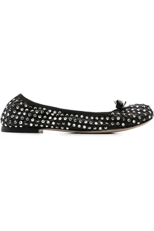 RENE CAOVILLA Crystal-embellished ballet flats