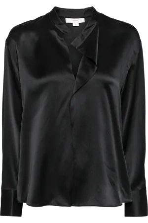 Vince Draped silk blouse