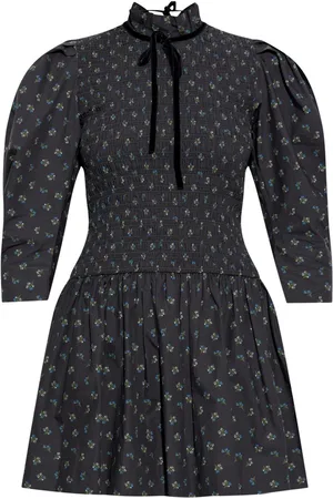 Ganni Floral-print mini dress