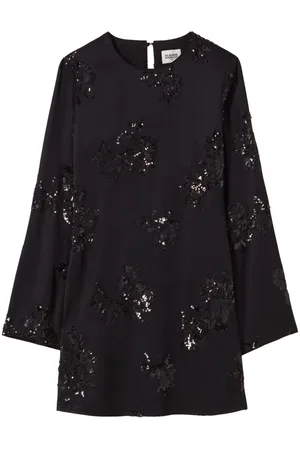 Claudie Pierlot Embroidered sequins mini dress