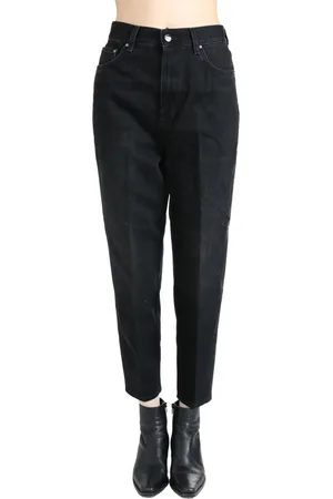 Totême Logo-patch cropped jeans