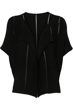 Issey Miyake Ribbed-knit cardigan