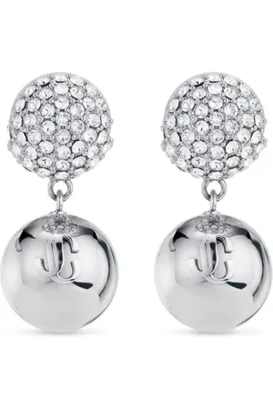 Jimmy Choo Embossed logo earrings