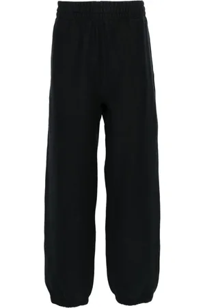 Burberry Logo-patch cotton track trousers