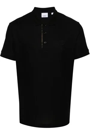 Burberry Logo-embroidered piqu?? polo shirt