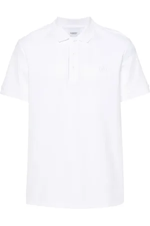 Burberry Logo-embroidered polo shirt