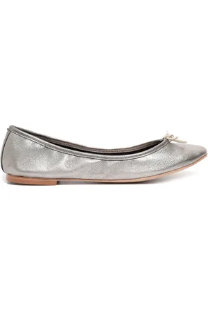 Sarah Chofakian Sarita grained-leather ballerina shoes
