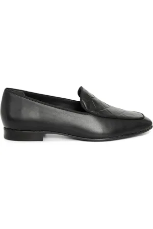 Sarah Chofakian Debossed leather loafers