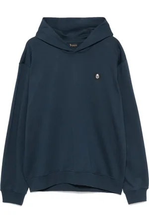 BILLIONAIRE Logo-appliqué hoodie