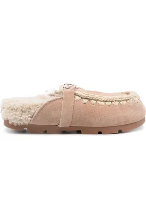 Mou Logo-plaque slippers