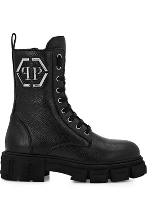 Philipp Plein Logo-plaque boots