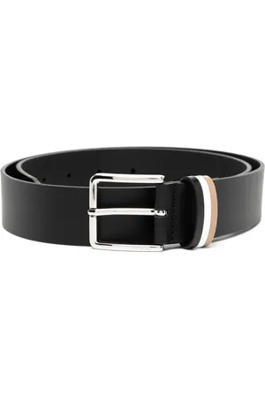 HUGO BOSS Logo-engraved leather belt