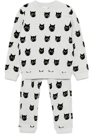 Stella McCartney Cat-motif track suit set