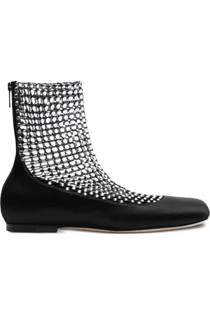 RENE CAOVILLA Rhinestone-embellished ballerina shoes