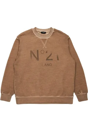 Nº21 Logo-print cotton sweatshirt