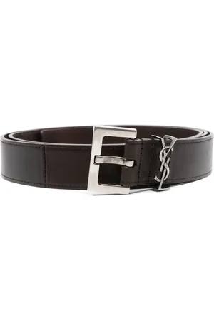 Saint Laurent Cassandre leather belt