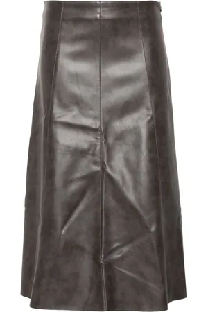 Kaos A-line midi skirt