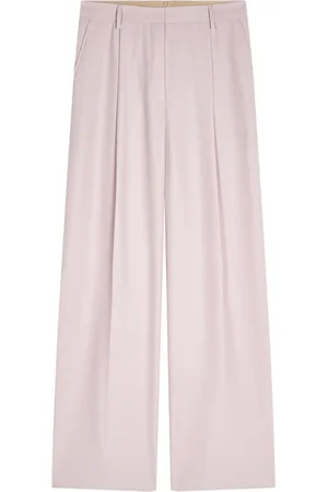 DRIES VAN NOTEN Wide-leg pleated trousers