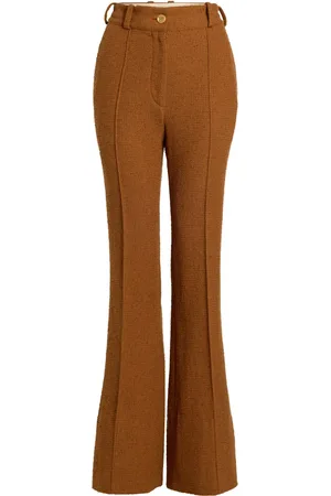 Patou Tweed flared trousers