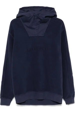 C.P. Company Logo-embroidered hoodie
