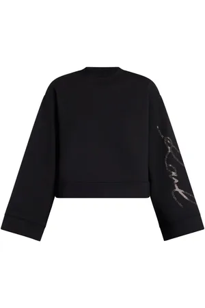 Karl Lagerfeld Logo-embroidered sweatshirt