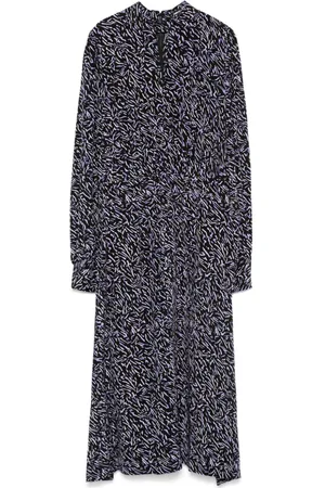 Karl Lagerfeld Zebra-print midi dress
