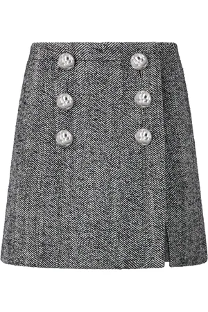 Paco rabanne Herringbone skirt