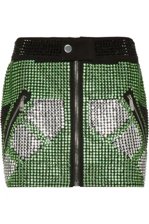 Philipp Plein Crystal-embellished skirt