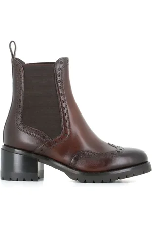 santoni 50mm leather Chelsea boots