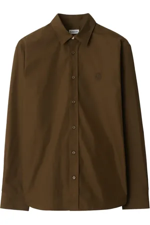 Burberry Logo-embroidered shirt