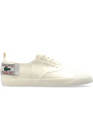 Lacoste Logo-patch round-toe sneakers