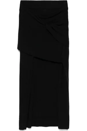Totême Draped midi skirt