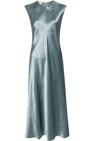 Vince Satin cap-sleeve dress