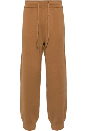 MAN ON THE BOON. Knitted track pants