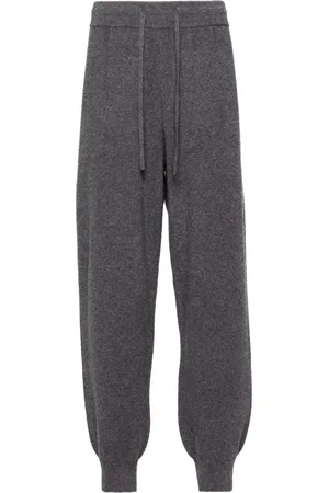 MAN ON THE BOON. Knitted track pants