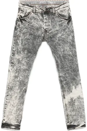 STATE OF ORDER Washed-effect jeans