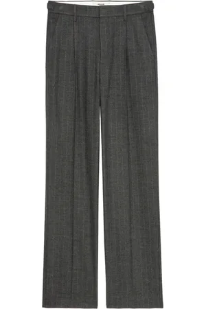 Zadig & Voltaire Checkered pressed-crease trousers