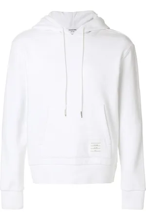 Thom Browne Center-Back Stripe Jersey Hoodie