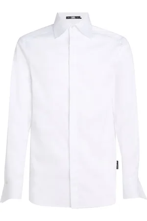 Karl Lagerfeld Essential collar-detail shirt
