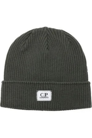 C.P. Company Logo-patch beanie hat
