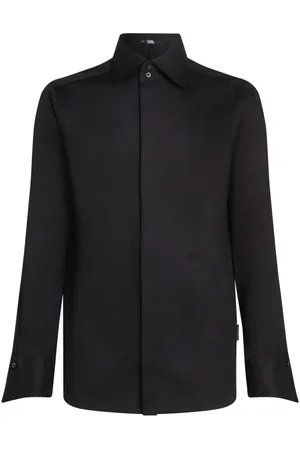 Karl Lagerfeld Essential collar-detail shirt