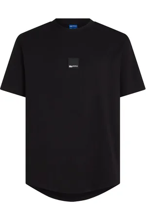 Karl Lagerfeld Curved-hem T-shirt