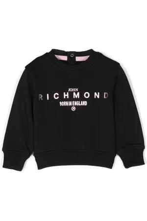 John Richmond Logo-print cotton sweater