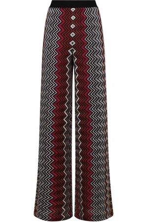 Missoni Zigzag wide-leg trousers