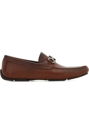 Salvatore Ferragamo Gancini plaque loafers